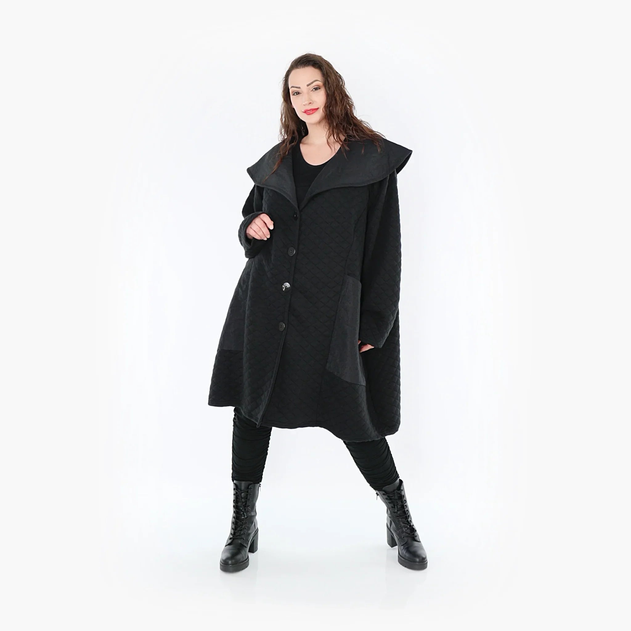 AKH Fashion Mantel 7002 Opulenta, Schwarz