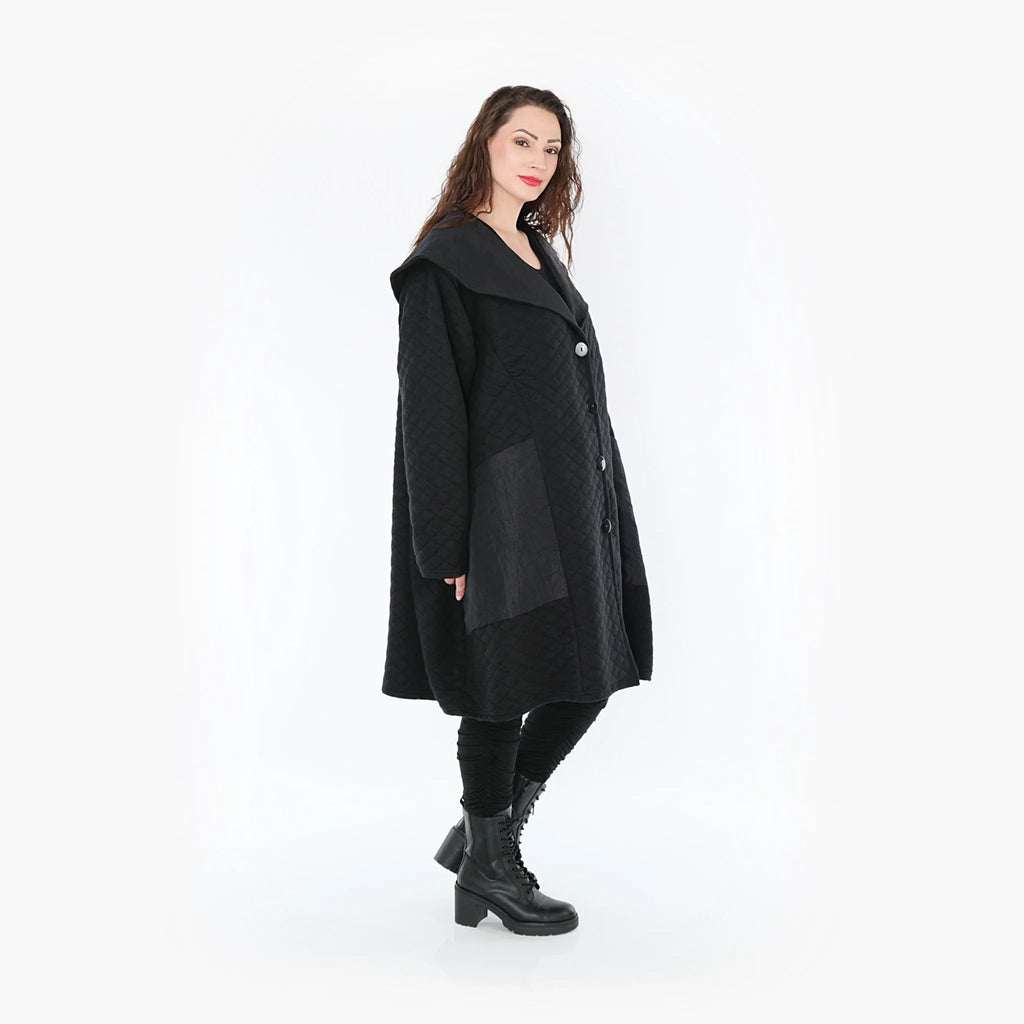 AKH Fashion Mantel 7002 Opulenta, Schwarz
