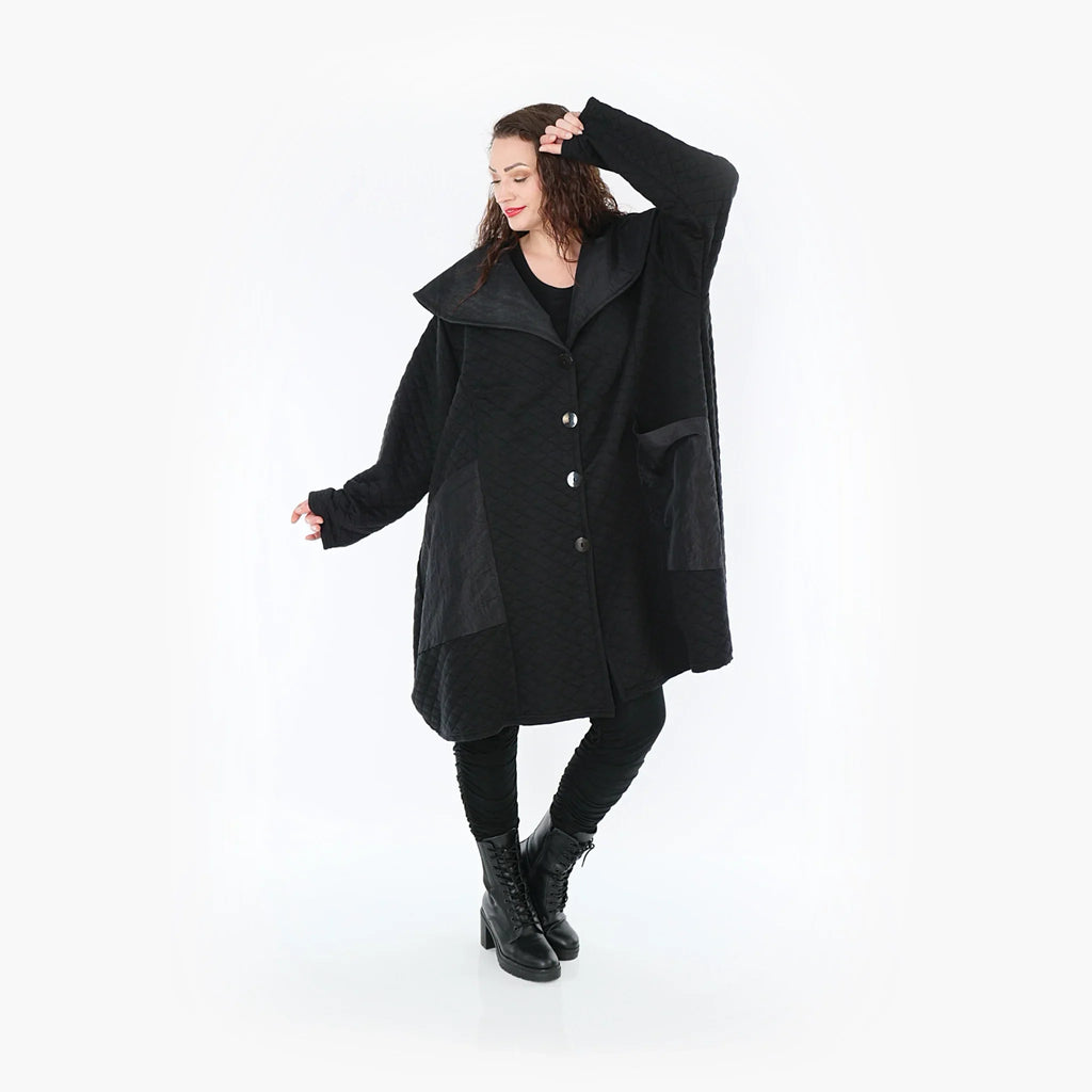 AKH Fashion Mantel 7002 Opulenta, Schwarz