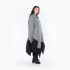 AKH Fashion Mantel 7003 Opulenta, Grau/Schwarz