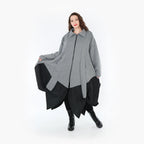 AKH Fashion Mantel 7003 Opulenta, Grau/Schwarz