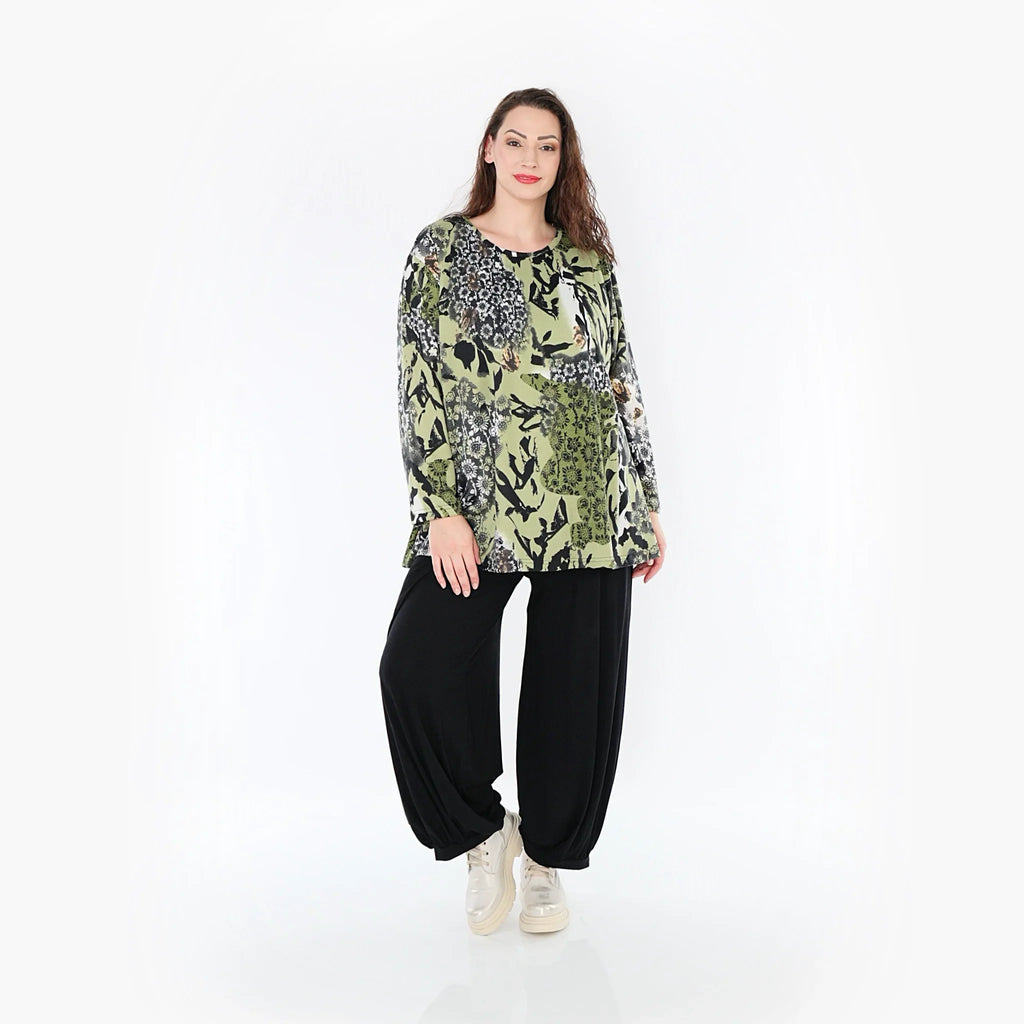 Chemise AKH 1892, olive-noir-blanc
