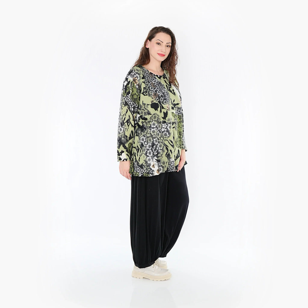 Chemise AKH 1892, olive-noir-blanc