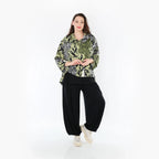 AKH Fashion Shirt 3019 Lyanna, Olive/Schwarz/Weiß