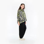 AKH Fashion Shirt 3019 Lyanna, Olive/Schwarz/Weiß