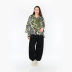 AKH Fashion Shirt 3019 Lyanna, Olive/Schwarz/Weiß