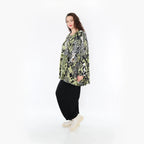 AKH Fashion Shirt 593 Lyanna, Olive/Schwarz/Weiß