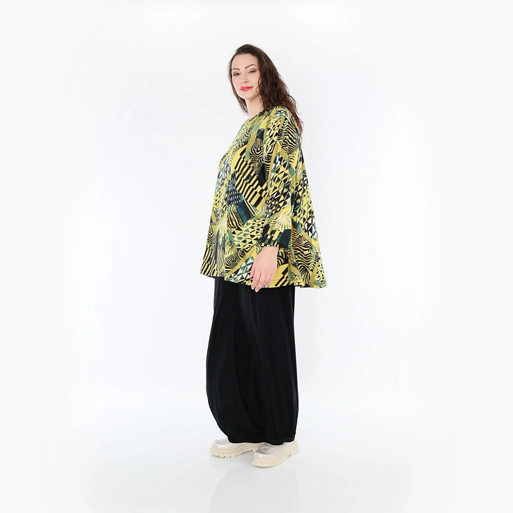 Chemise AKH 1892, moutarde-olive-noir