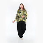 AKH Fashion Shirt 3019 Aviana, Senf/Olive/Schwarz