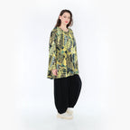 AKH 593 Big Shirt, Mustard-Olive-Black