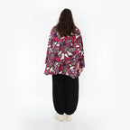 Chemise AKH 593 Big, fuchsia-noir-crème