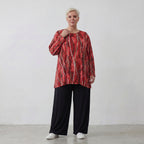 AKH Fashion Shirt 593 Meera, Rot/Cognac/Schwarz