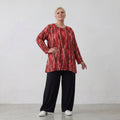 AKH Fashion Shirt 593 Meera, Rot/Cognac/Schwarz