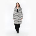 AKH Fashion Mantel 2494 Joyce, Weiß/Schwarz
