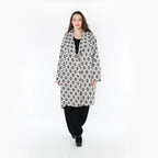 AKH Fashion Mantel 2494 Joyce, Weiß/Schwarz