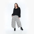 AKH Fashion Hose 8069 Joyce, Weiß/Schwarz