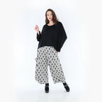 AKH Fashion Hose 8069 Joyce, Weiß/Schwarz
