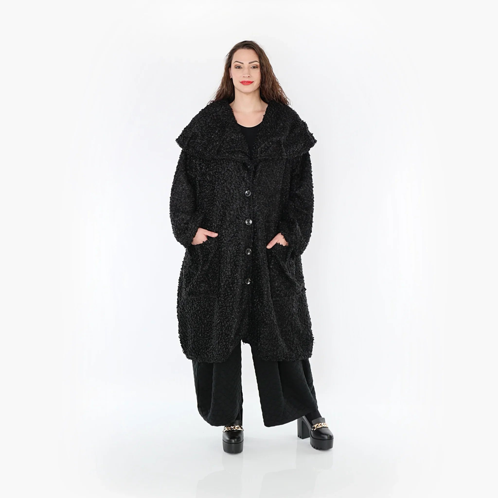 AKH Fashion Mantel 1776 Becky, Schwarz