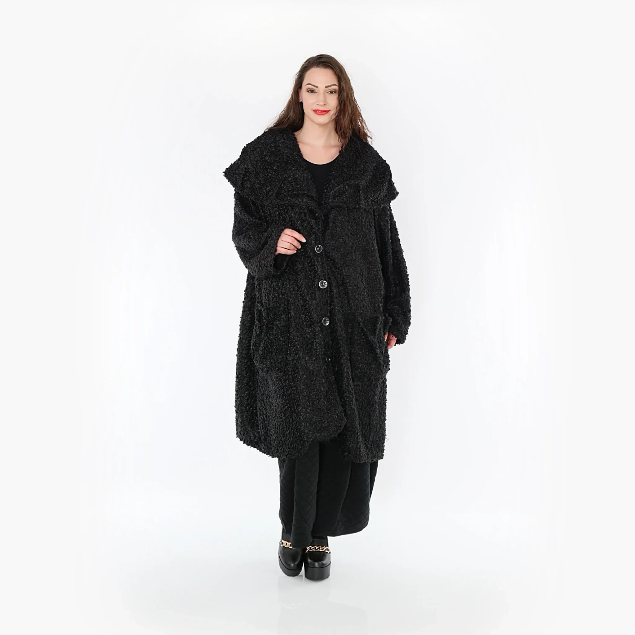 AKH Fashion Mantel 1776 Becky, Schwarz