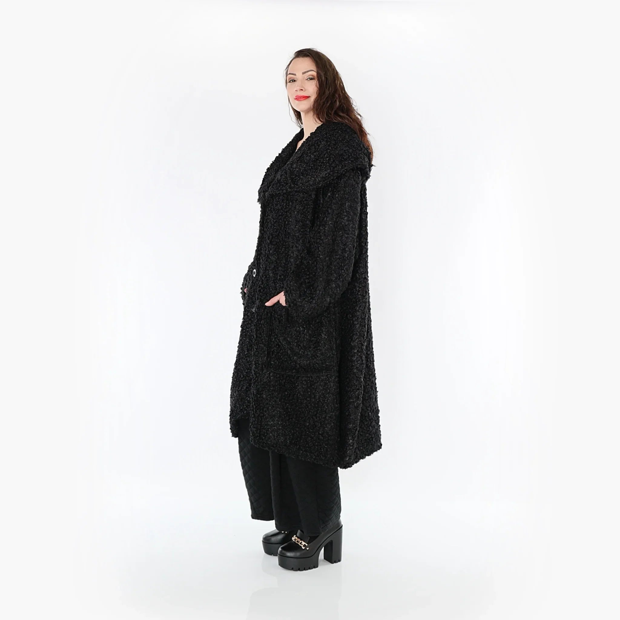 AKH Fashion Mantel 1776 Becky, Schwarz