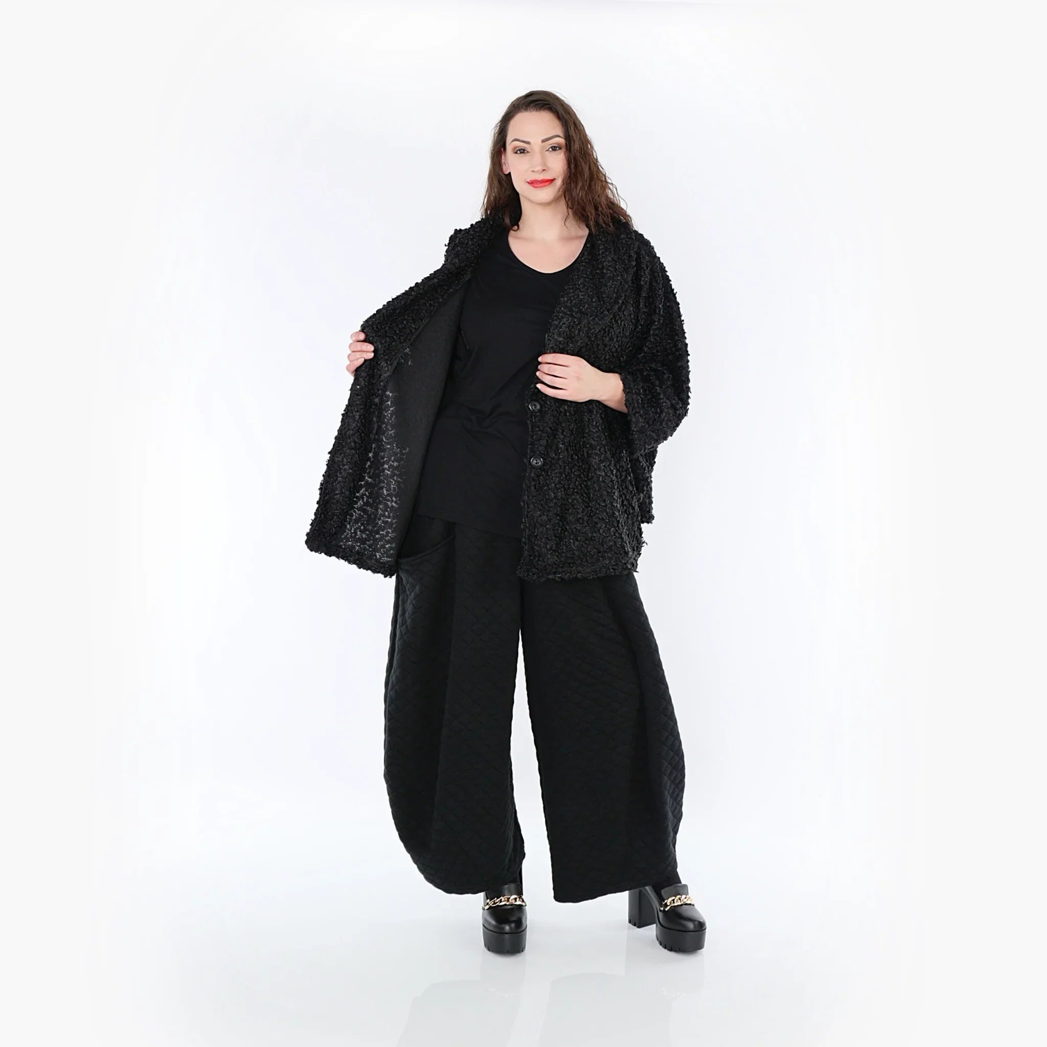 AKH Fashion Jacke 6542 Becky, Schwarz