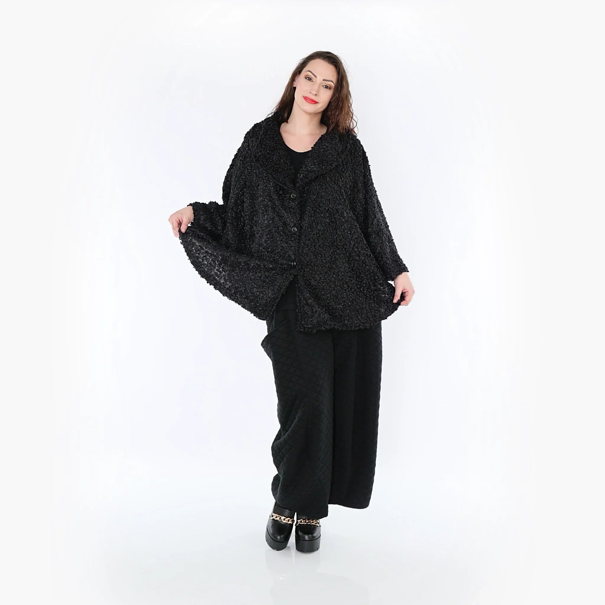 AKH Fashion Jacke 6542 Becky, Schwarz