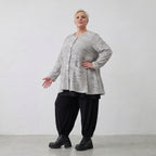 AKH Fashion Jacke 1382 Rosie, Grau/Schwarz