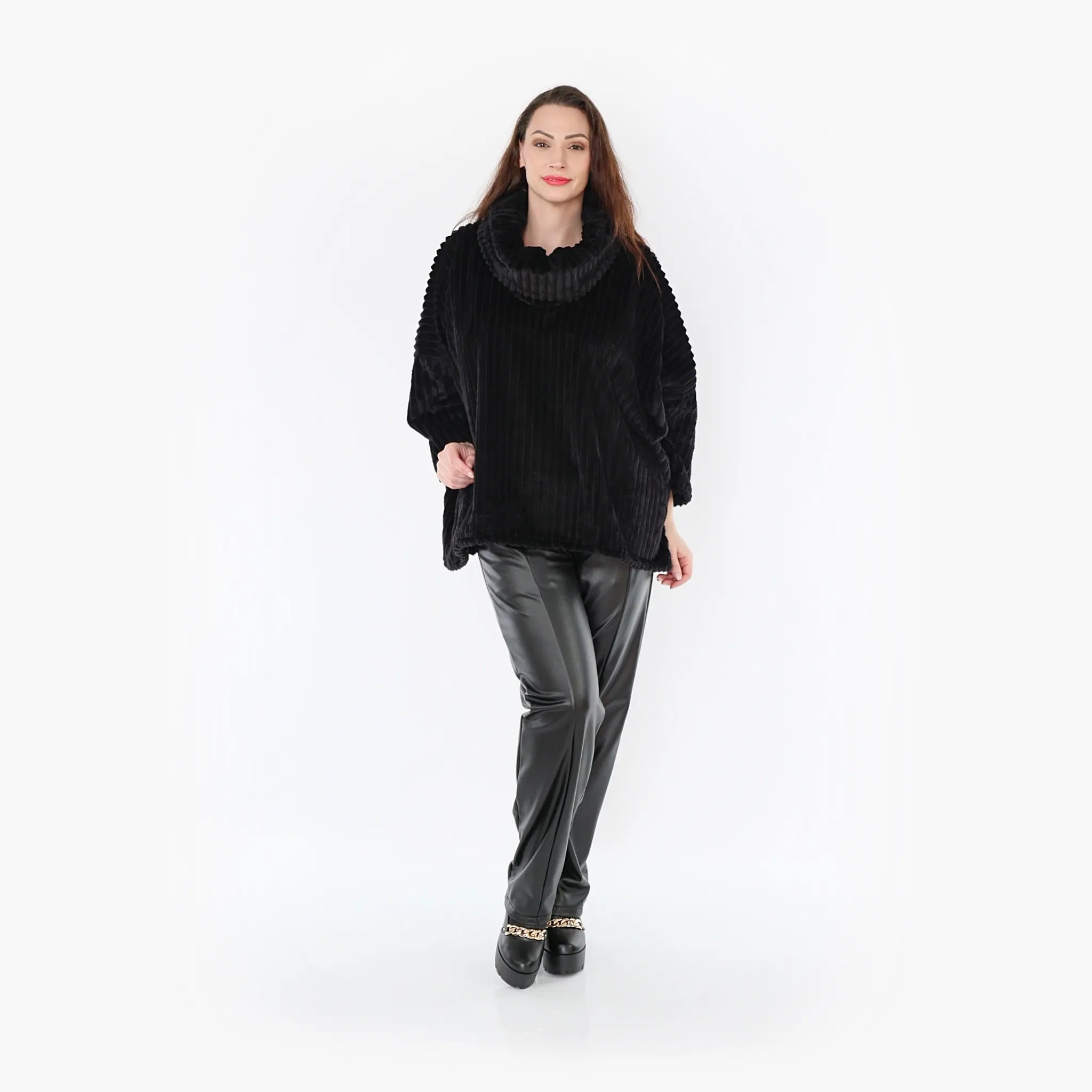 AKH 3091 Big Shirt, Black