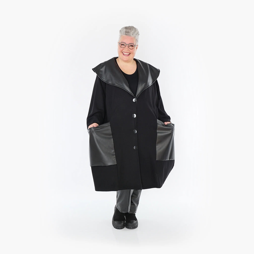 AKH 7002 Coat, Black