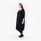AKH Fashion Kleid 6564 Thea, Schwarz/Blau