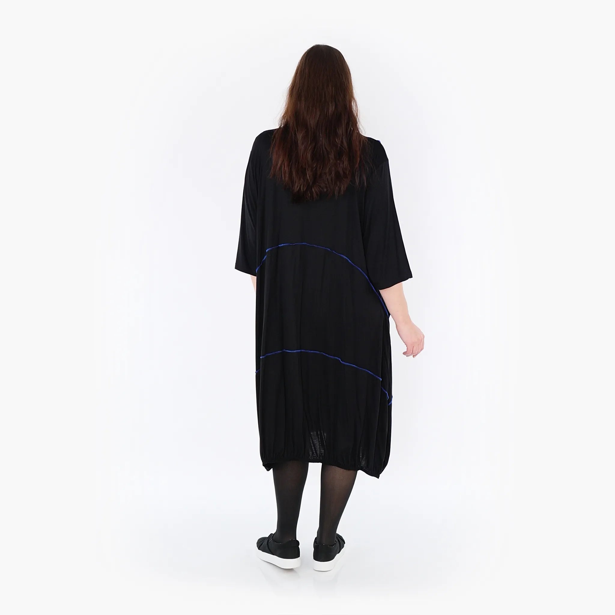 AKH Fashion Kleid 6564 Thea, Schwarz/Blau