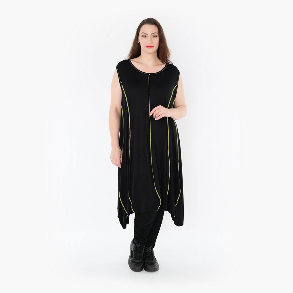 AKH Fashion Tunika 6913 Thea, Schwarz/Gelb