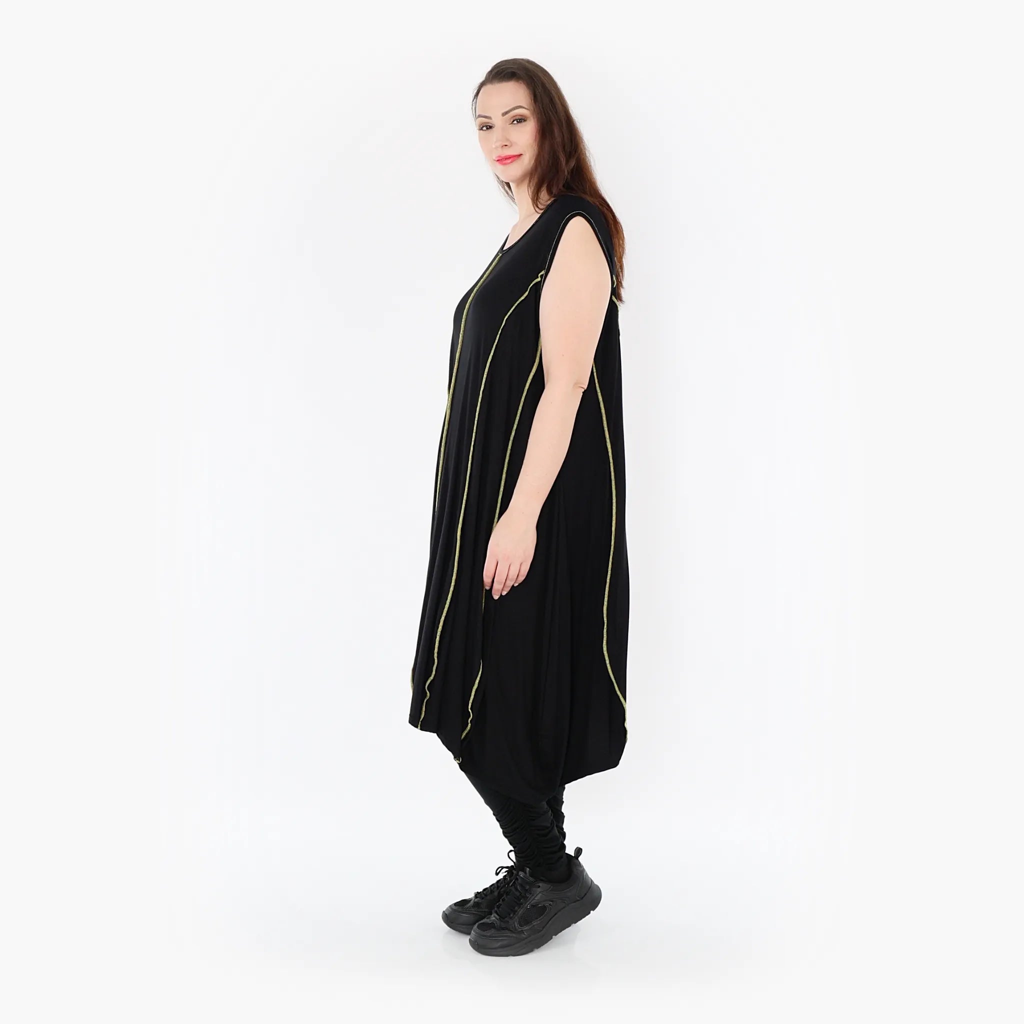 AKH Fashion Tunika 6913 Thea, Schwarz/Gelb