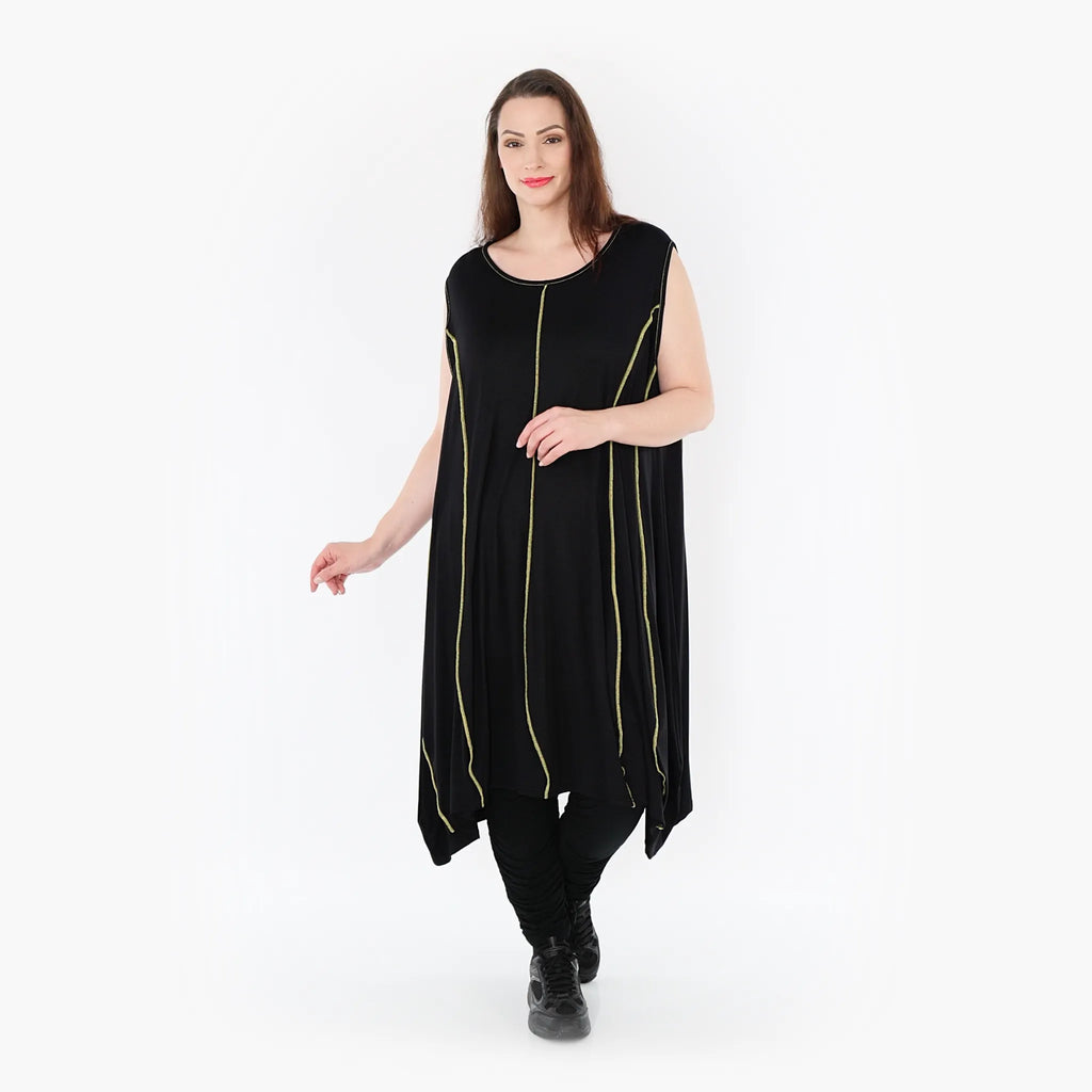 AKH Fashion Tunika 6913 Thea, Schwarz/Gelb
