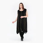 AKH Fashion Tunika 6913 Thea, Schwarz/Gelb