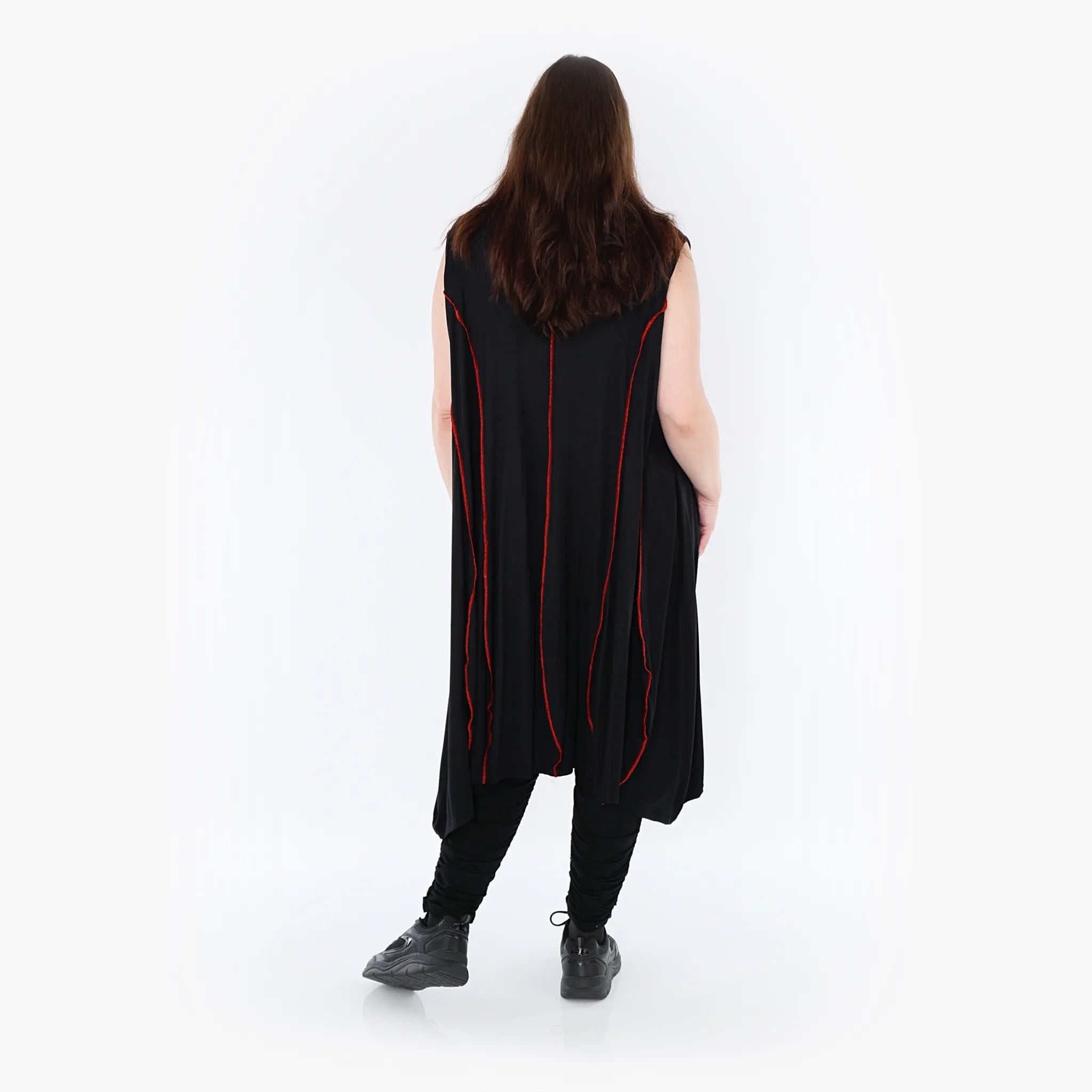 AKH Fashion Tunika 6913 Thea, Schwarz/Rot