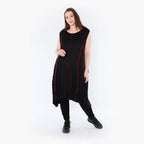 AKH Fashion Tunika 6913 Thea, Schwarz/Rot