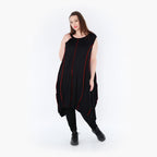 AKH Fashion Tunika 6913 Thea, Schwarz/Rot