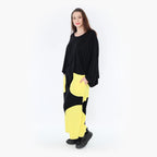 AKH Fashion Trousers 6914 Thea, Black/Yellow