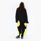 AKH Fashion Trousers 6914 Thea, Black/Yellow