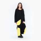 AKH Fashion Trousers 6914 Thea, Black/Yellow