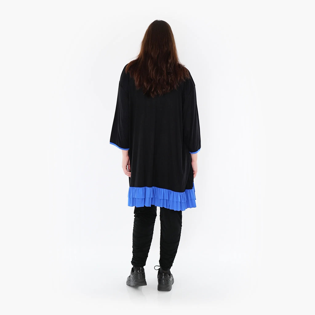 AKH Fashion Shirt 6916 Thea, Schwarz/Blau