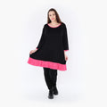 AKH Fashion Shirt 6916 Thea, Schwarz/Fuchsia