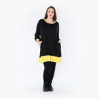 AKH Fashion Shirt 6916 Thea, Schwarz/Gelb