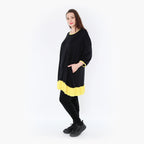 AKH Fashion Shirt 6916 Thea, Schwarz/Gelb