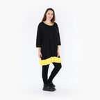AKH Fashion Shirt 6916 Thea, Schwarz/Gelb