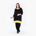 AKH Fashion Shirt 6916 Thea, Schwarz/Gelb