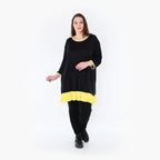 AKH Fashion Shirt 6916 Thea, Schwarz/Gelb