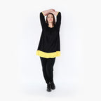 AKH Fashion Shirt 6916 Thea, Schwarz/Gelb