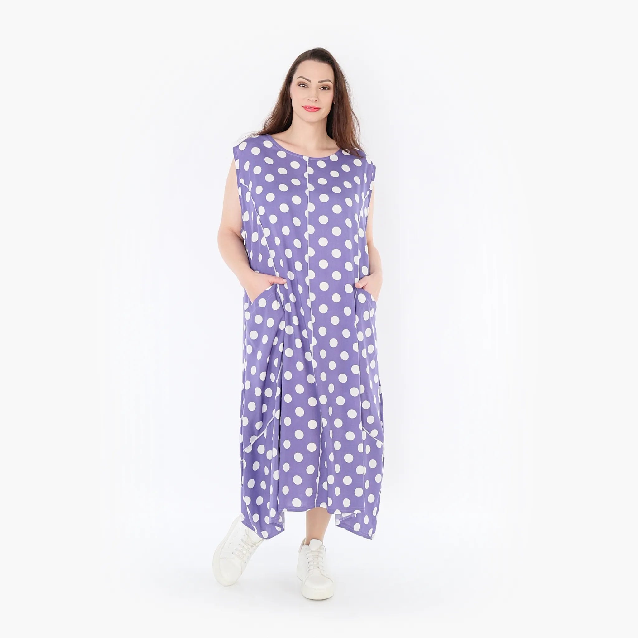 Robe AKH 1920, lilas-blanc